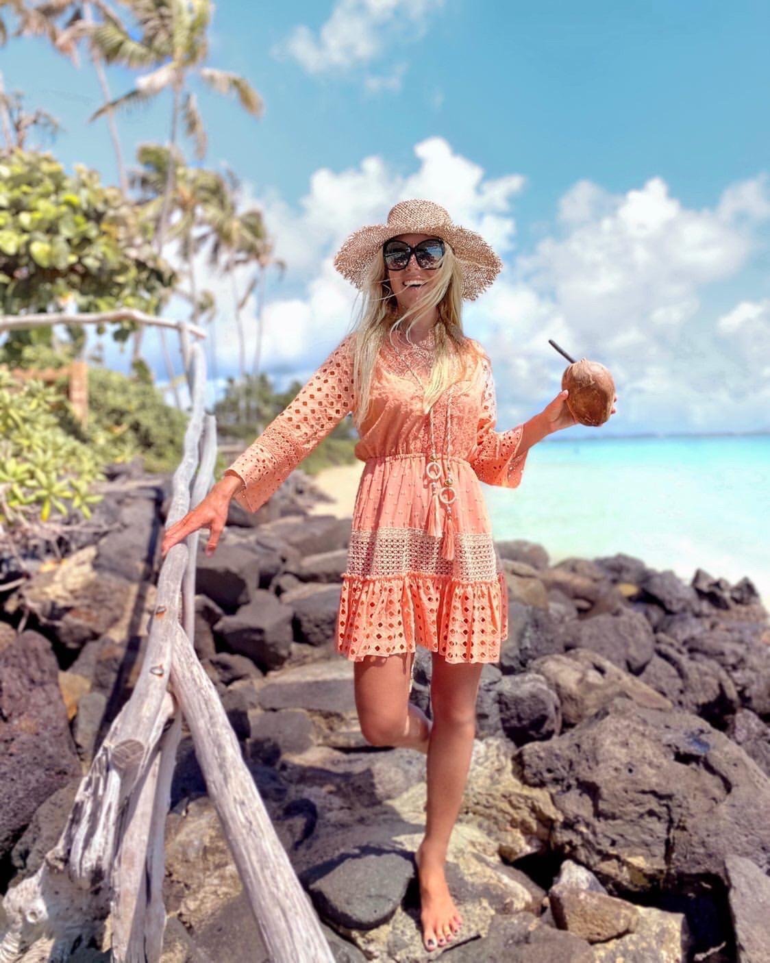 Laurie & Joe Embellished Resort Dress